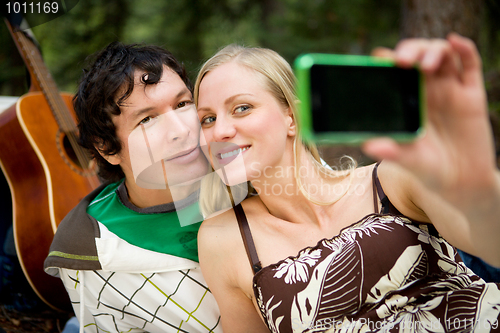 Image of Happy Couple Self Portrait