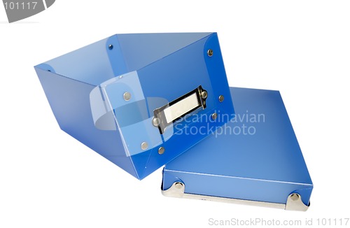 Image of Blue Plastic Box