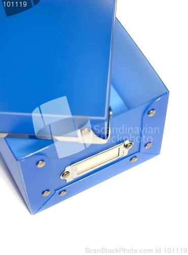 Image of Blue Plastic Box