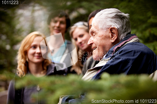 Image of Elderly Man Group 