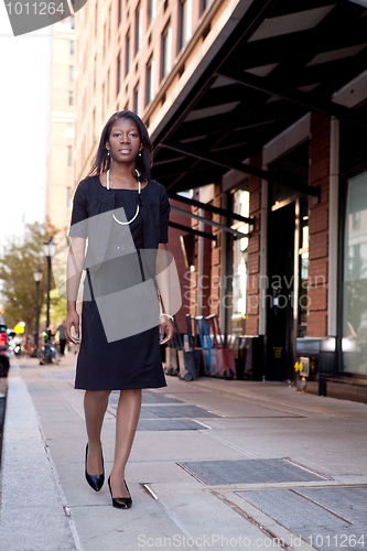 Image of Business Woman on Street