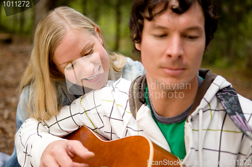 Image of Outdoor Guitar Couple