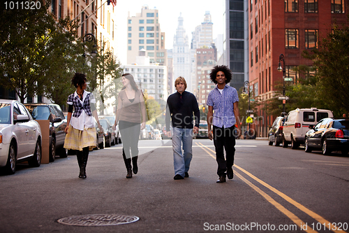 Image of Young People in City