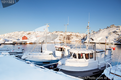 Image of Winter Snow Boat