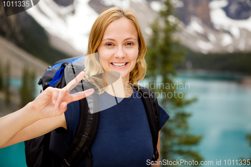 Image of Portrait at Mountain Lake