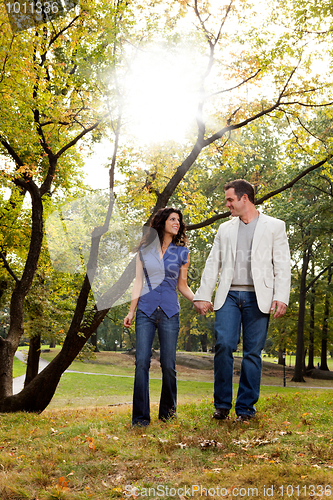 Image of Park Couple Walk