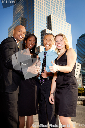 Image of Business Team Thumbs Up