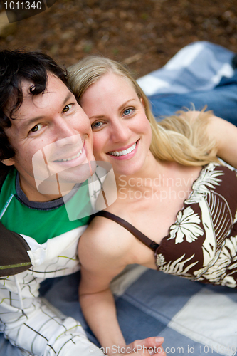 Image of Happy Couple Picnic