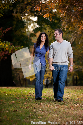 Image of Happy Couple Walk