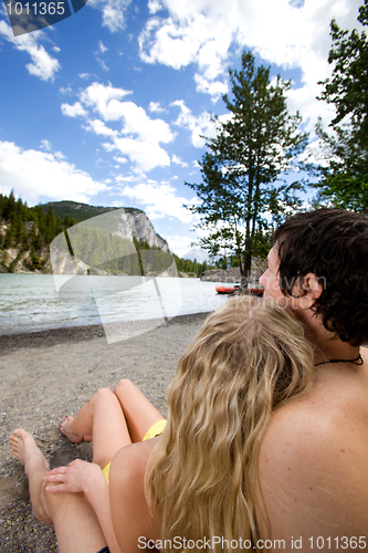 Image of Couple Relax Banff