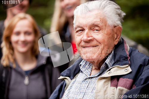 Image of Elderly Man Outdoors