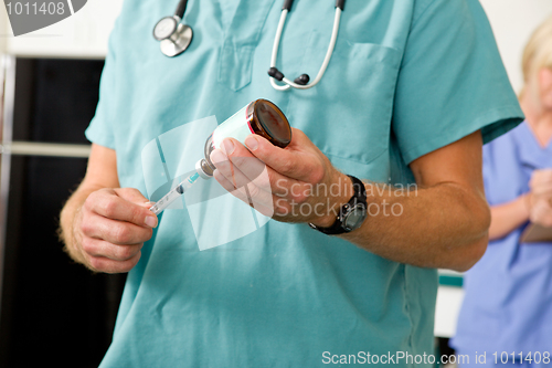 Image of Doctor with Medicine 