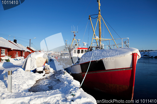 Image of Winter Snow Boat