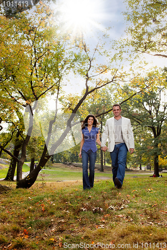 Image of Park Couple Walk