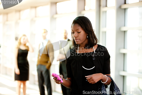 Image of Business Woman with Smart Phone