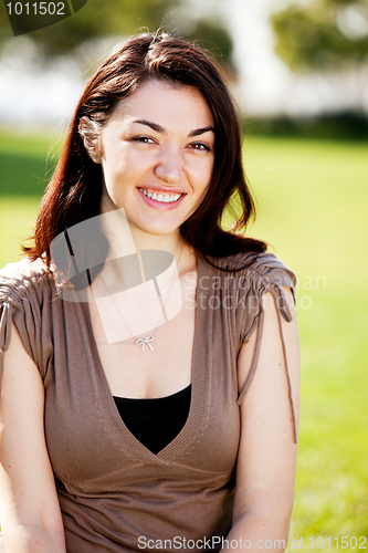 Image of Happy Young Woman