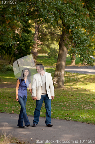 Image of Couple Walk Park