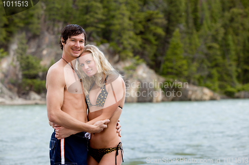 Image of Couple Portrait on Beach