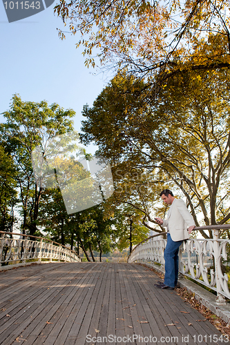 Image of Cell Phone Man Park