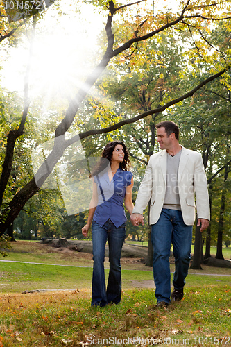 Image of Park Couple Walk