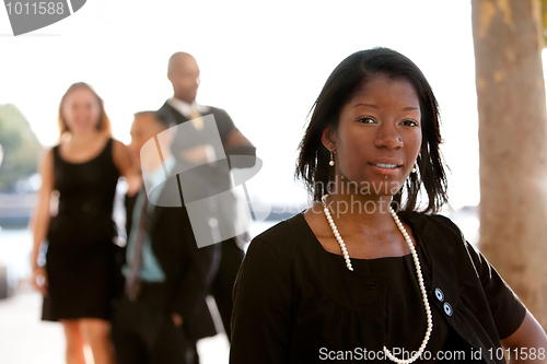 Image of Attractive African American Business Woman