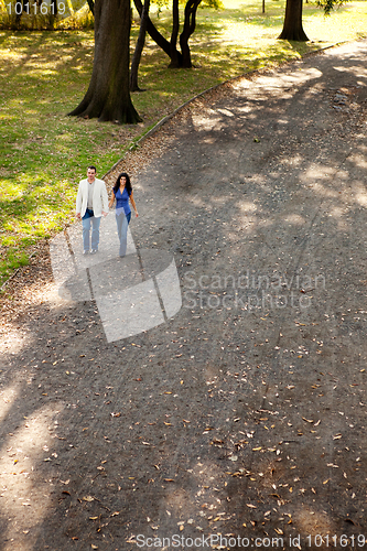 Image of Couple Park Walk