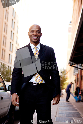 Image of Business Man Street Portrait