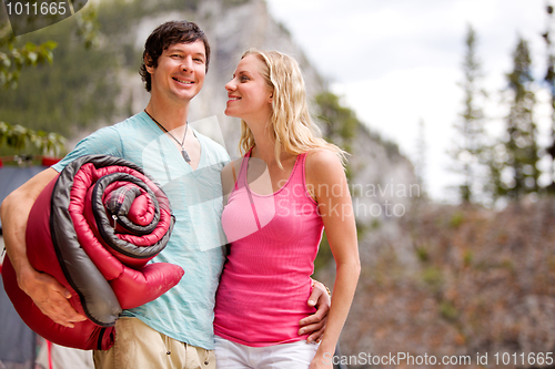 Image of Camping Couple