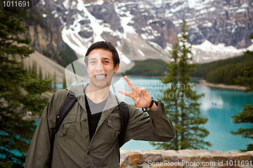 Image of Happy Tourist