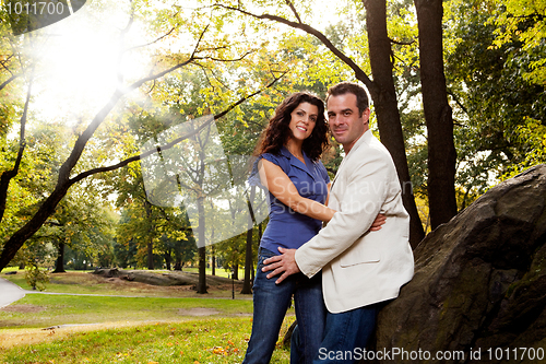 Image of Park Portrait Engagement