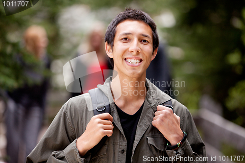 Image of Happy Camper Man