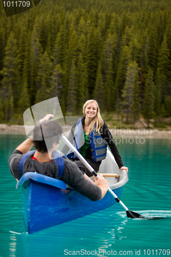 Image of Canoe Couple