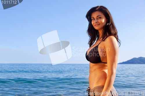 Image of Woman at Beach