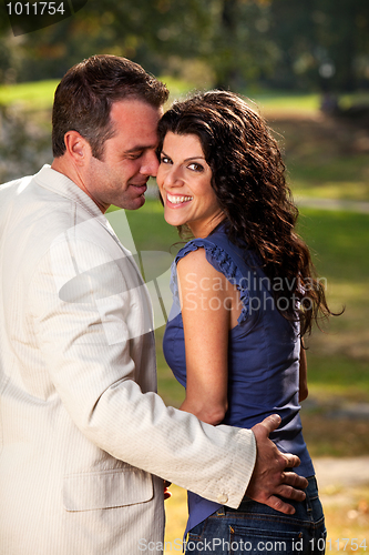 Image of Happy Couple Flirt