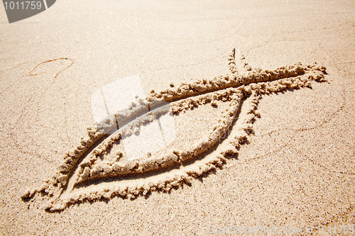 Image of Fish Sand Symbol