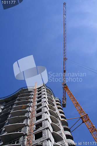 Image of construction of building