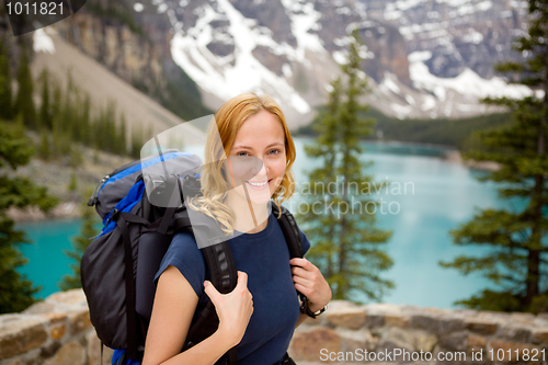 Image of Portrait in Mountain Landscape