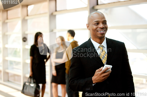 Image of Business Man with Phone