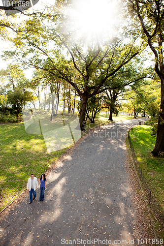 Image of Couple Park Walk