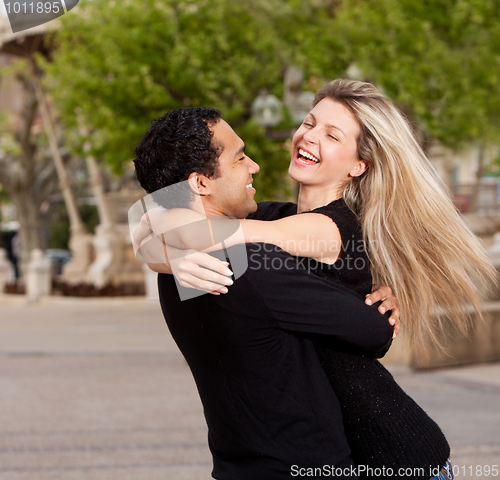 Image of Happy Excited Couple