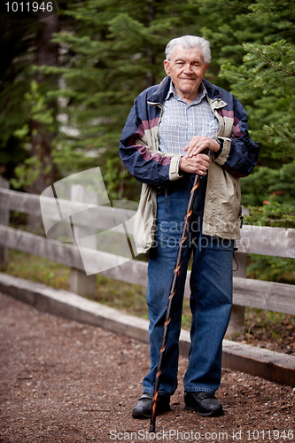 Image of Senior Man Walking