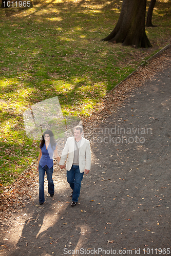 Image of Park Walk Couple