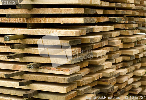 Image of Stack of boards.