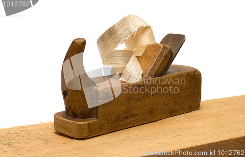 Image of Wooden plane.