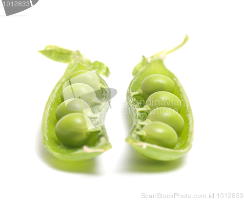 Image of Peas closeup.