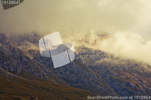 Image of Moorning Dolomites retro