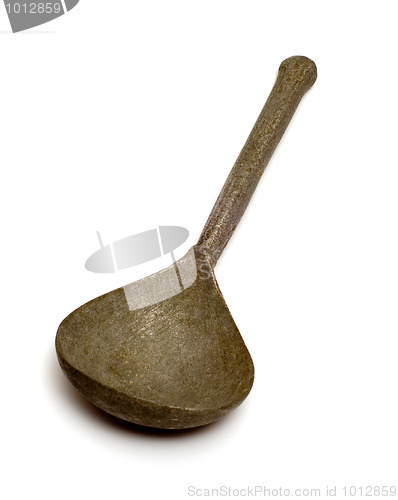 Image of Tin spoon.