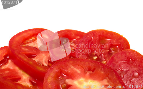 Image of Slices of tomato.