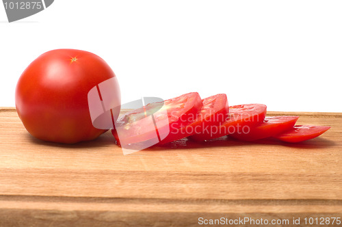 Image of Slices of tomato.
