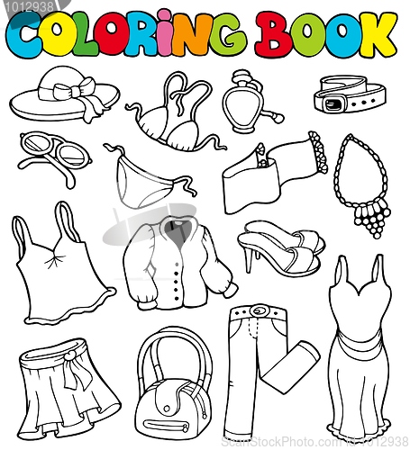 Image of Coloring book with apparel 2